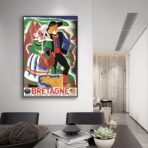 poster vintage brittany