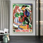 poster vintage brittany