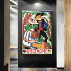poster vintage brittany