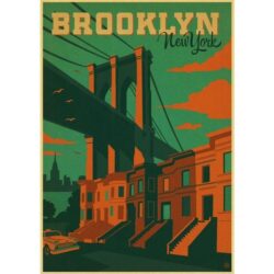 poster vintage di brooklyn