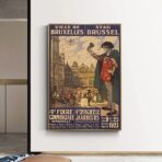 poster vintage bruxelles