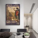 poster vintage bruxelles