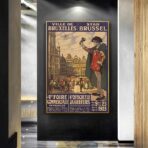 poster vintage bruxelles