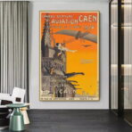 poster vintage caen