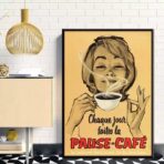 poster di caffe vintage