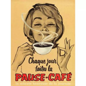 poster di caffe vintage