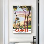 poster vintage di cannes