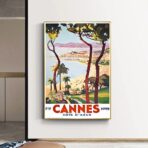 poster vintage di cannes