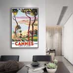 poster vintage di cannes
