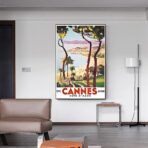 poster vintage di cannes