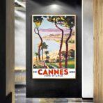 poster vintage di cannes