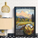 poster vintage cantal