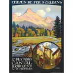 poster vintage cantal