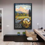poster vintage cantal
