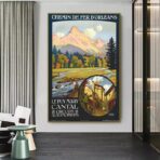 poster vintage cantal