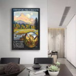 poster vintage cantal