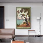 poster vintage berretto furetto