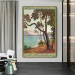 poster vintage berretto furetto