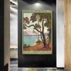 poster vintage berretto furetto