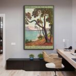 poster vintage berretto furetto