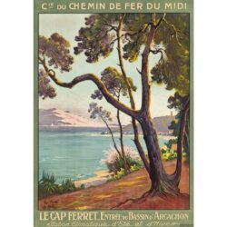 poster vintage berretto furetto
