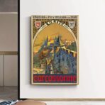poster vintage carcassonne