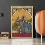 poster vintage carcassonne
