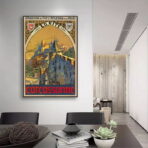 poster vintage carcassonne