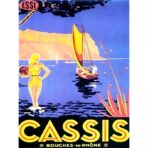 poster vintage cassis