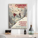 poster vintage chamonix