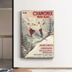 poster vintage chamonix