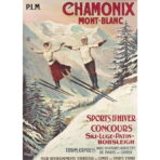 poster vintage chamonix