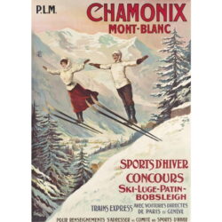 poster vintage chamonix