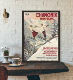 poster vintage chamonix