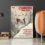 poster vintage chamonix