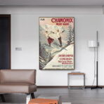 poster vintage chamonix