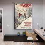poster vintage chamonix