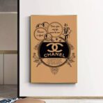 poster chanel vintage 1