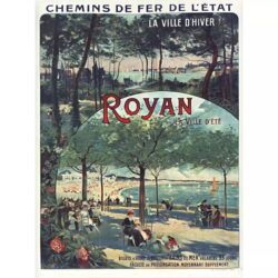 poster charente maritime vintage