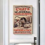 poster gatto vintage