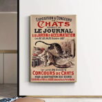 poster gatto vintage
