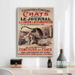 poster gatto vintage