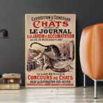 poster gatto vintage