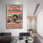 poster gatto vintage