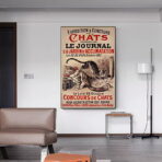 poster gatto vintage