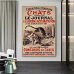 poster gatto vintage