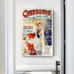 poster vintage cherbourg