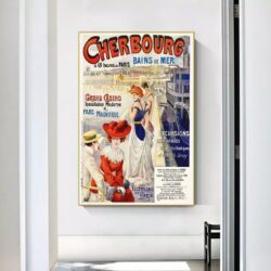 poster vintage cherbourg