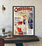 poster vintage cherbourg