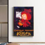 poster vintage al cioccolato